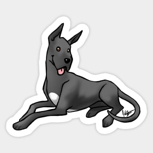 Dog - Great Dane - Black Sticker